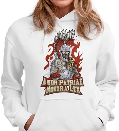 BLUZA DAMSKA Z KAPTUREM HUSARIA